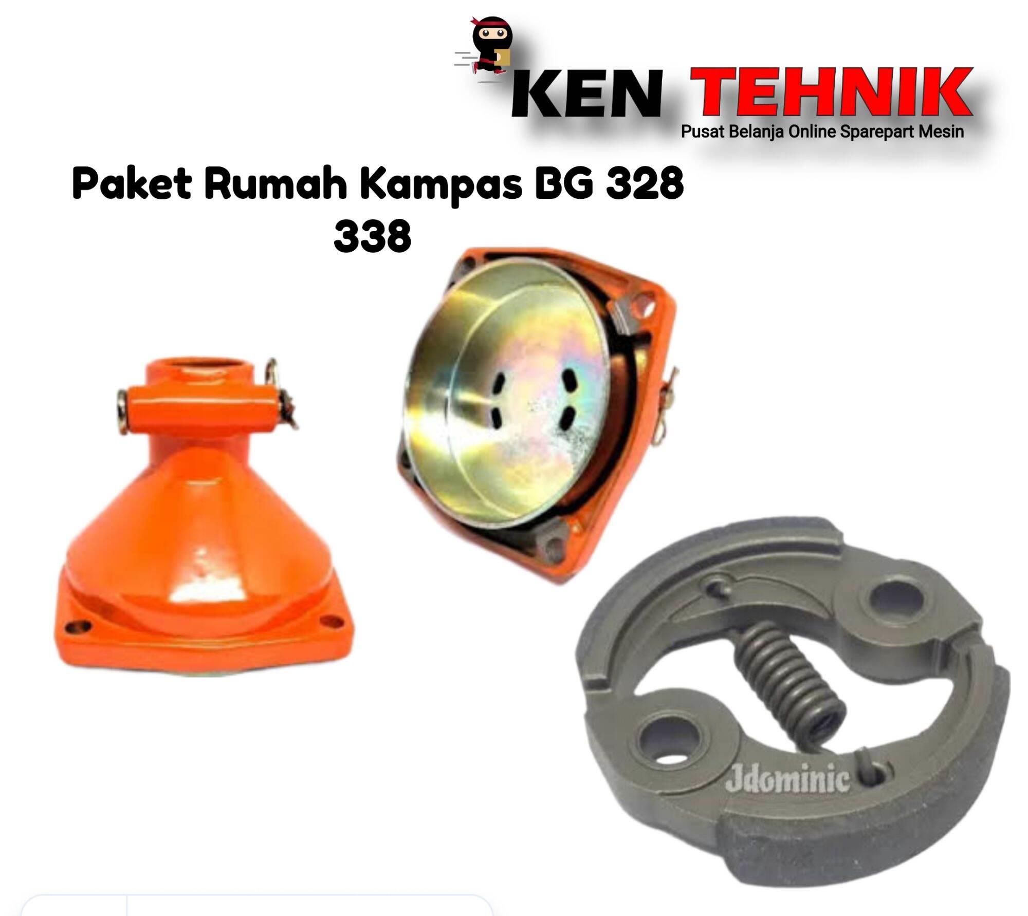 Paket Rumah Kampas Mesin Rumput 328 + Kampas 328 Cluth Case Assy
