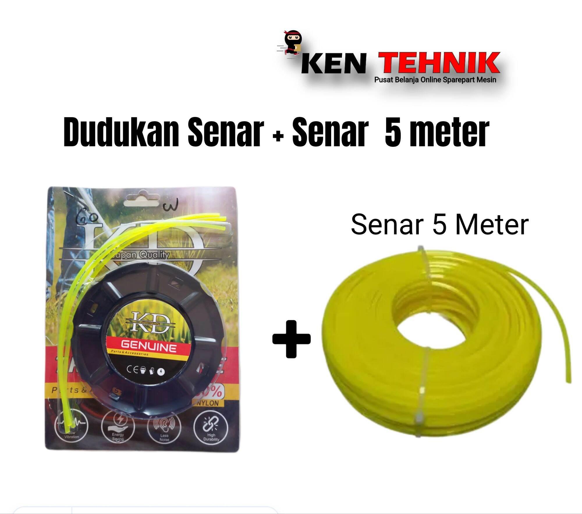 Dudukan Senar Nylon Mesin Rumput + Tali Senar 5 Meter