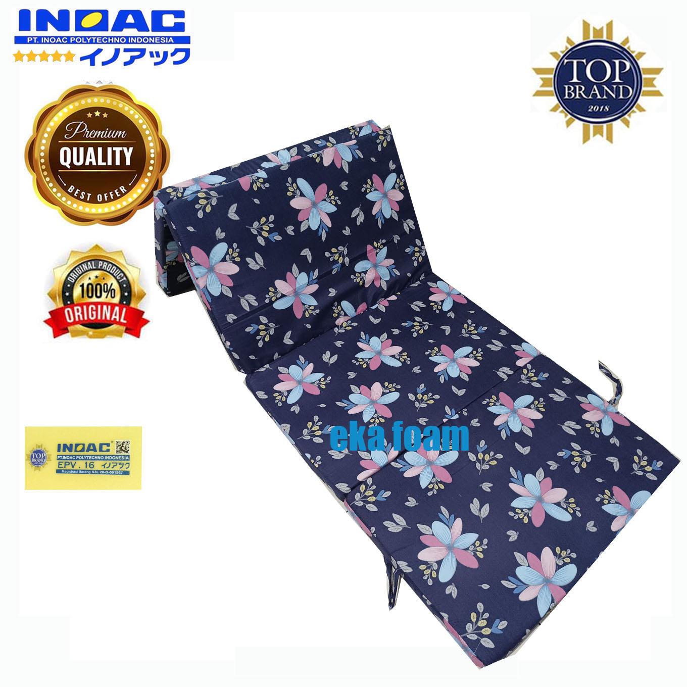 Kasur lipat inoac 200x80x5 cm lipat 4 original /Kasur santai depan tv / kasur serbaguna