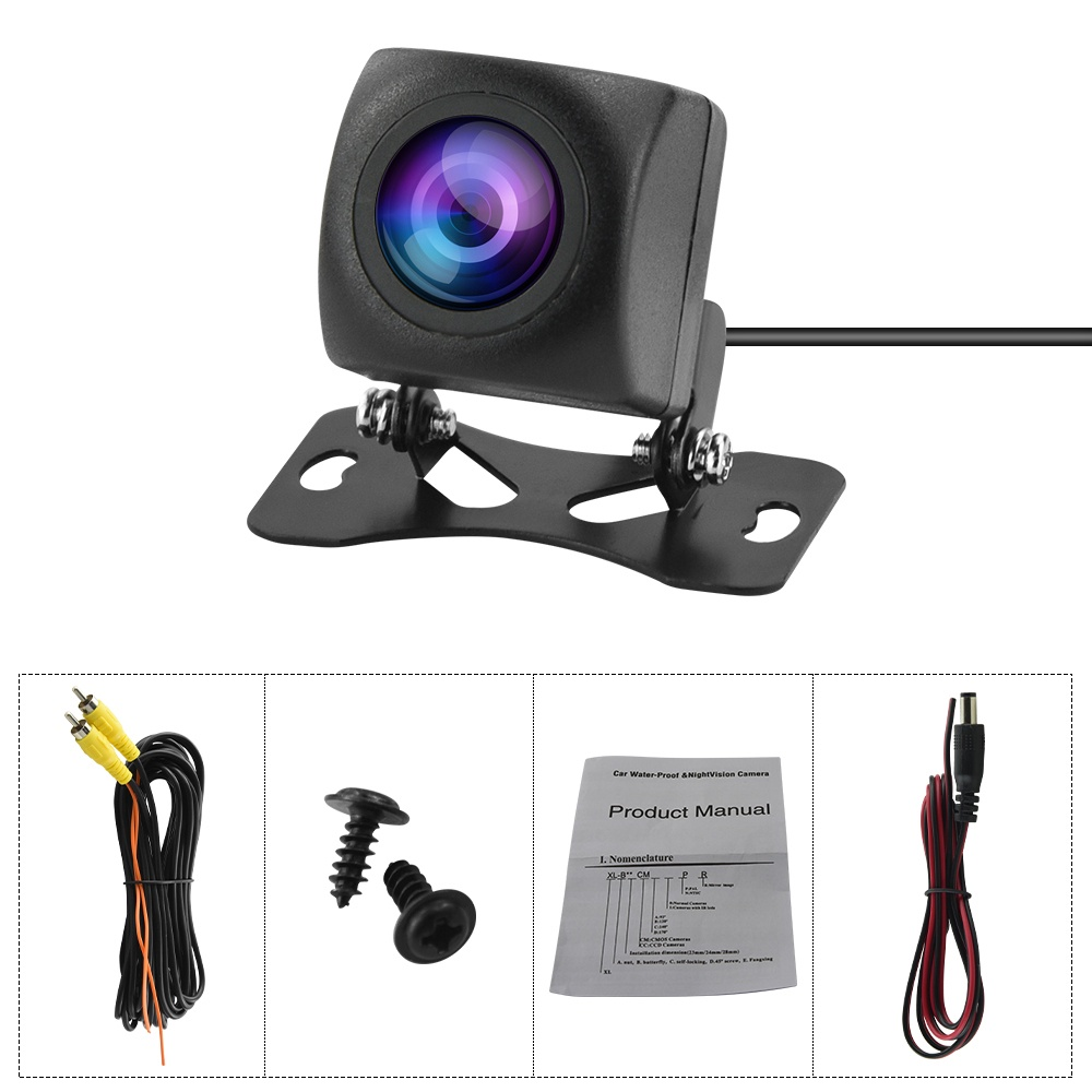 Kamera Belakang Mundur AHD Mobil Kamera Spion Mobil 720P Kamera Belakang HD 170° Kabel Kamera Mundur Kamera Belakang Mobil Mundur Full HD
