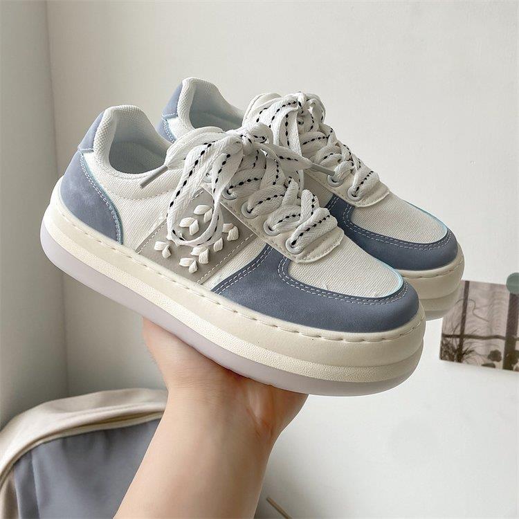 CIRCLE8 Sepatu Sneakers Wanita Sport Sepatu Olahraga dan Senam FLOW Gaya Korea Santai Casual Bisa