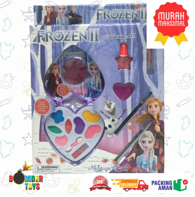 MAINAN KOSMETIK ANAK MAKEUP SET 5 SUSUN DANDAN PEREMPUAN GIRL SABIT KOLEKSI MAKE UP KADO TERBAIK