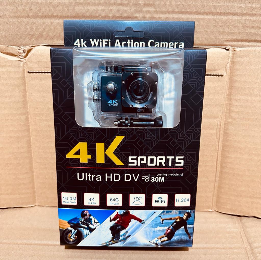 Kamera Action Aksi Kogan Wifi Sport Action Kamera Wifi Ultra HD 4K Wide Angle 170* Water Resisntant 30M