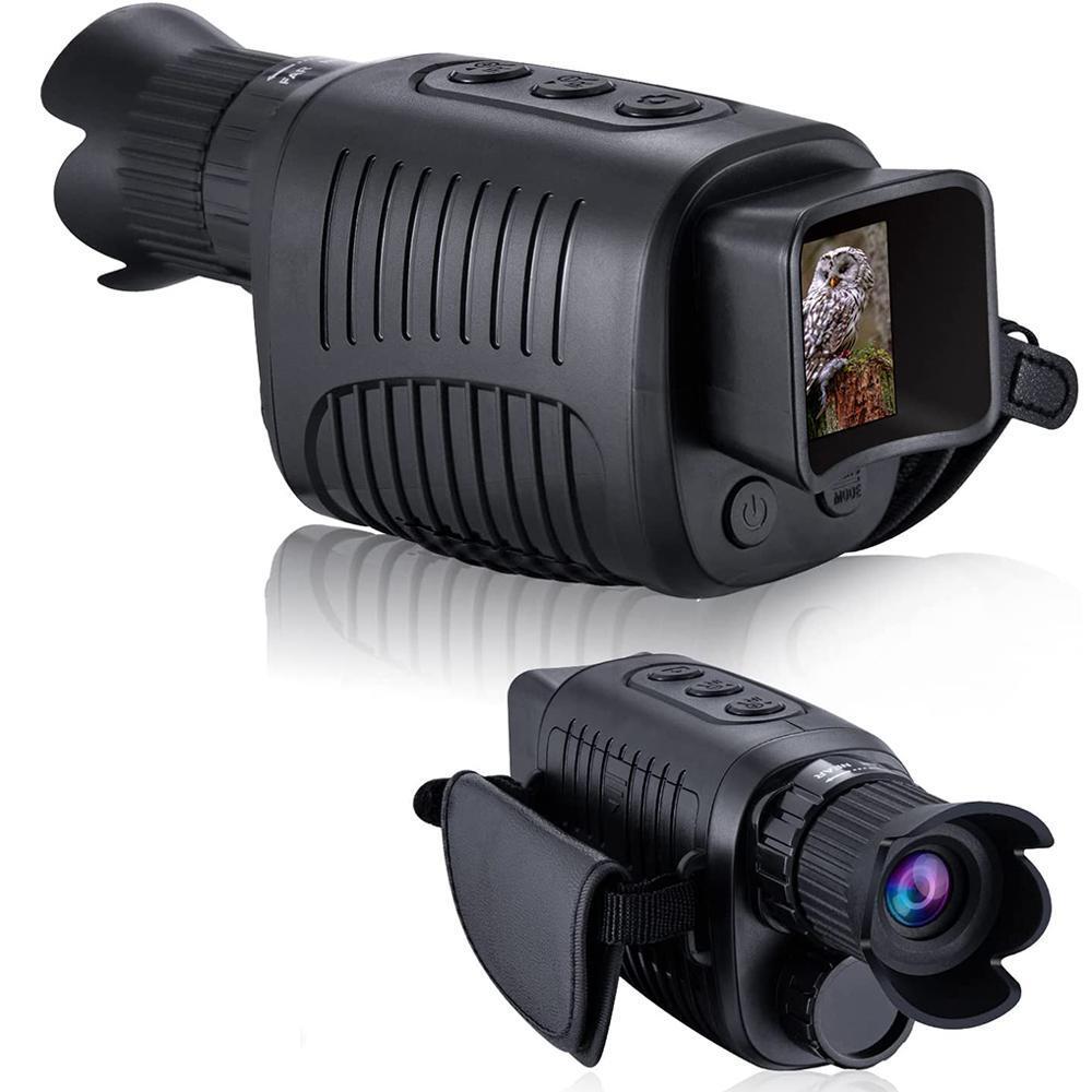 Teropong Digital Monokular Perbesaran 10X Night Vision Inframerah Waterproof