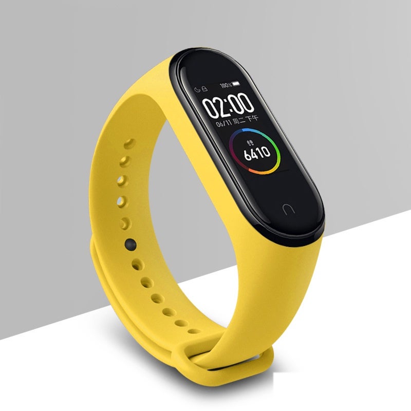 Gelang Silikon untuk Xiaomi Band 3 4 5 6 7 Gelang Warna Tali Pengganti Mi Band Tali Pergelangan Tangan Best Strap Mi Band