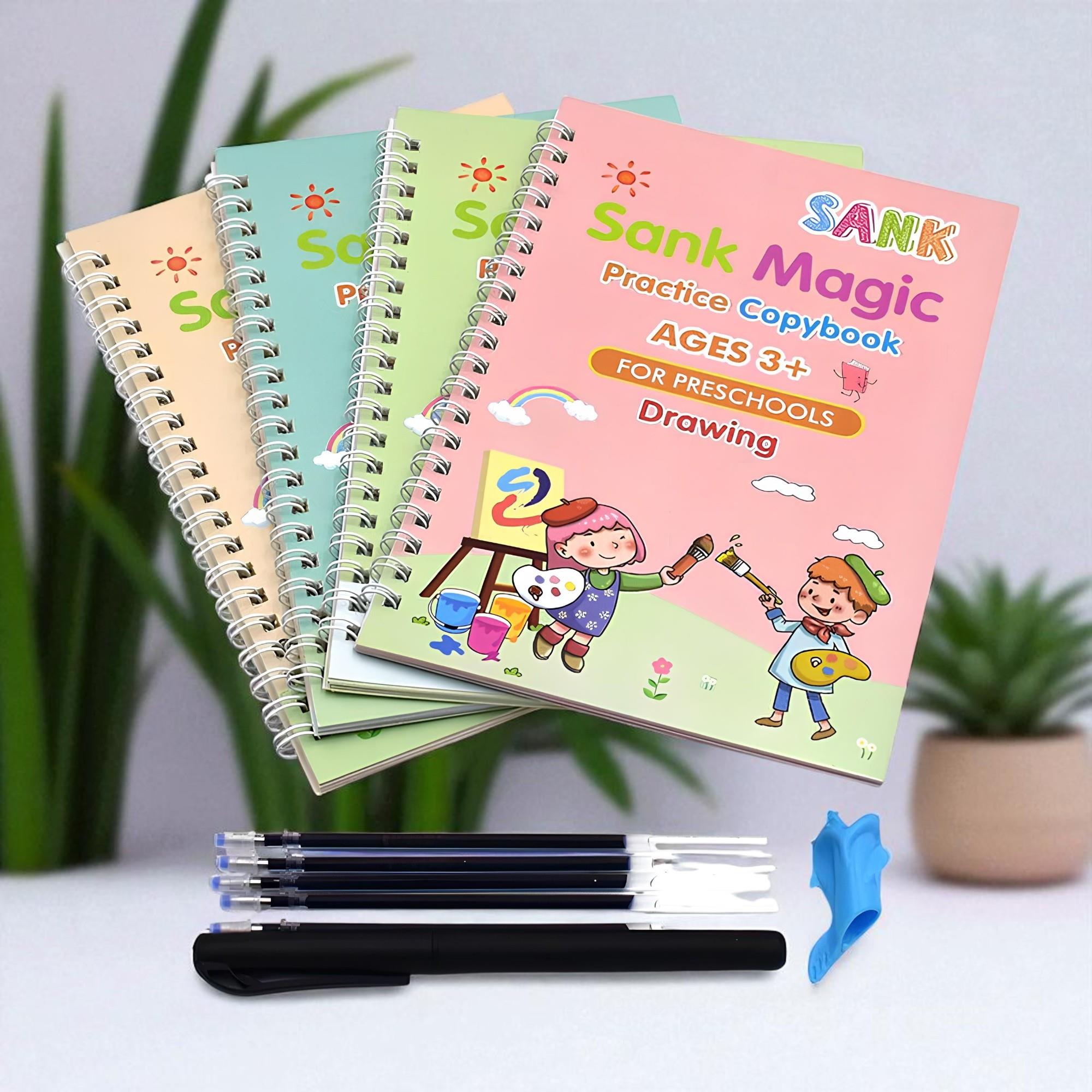PAKET LENGKAP 4 Buku Anak Belajar Menulis Alfabet / Menghitung Serta Melatih Kemampuan Kognitif Anak Meningkatkan Imajinasi Anak Jadi Lebih Aktif