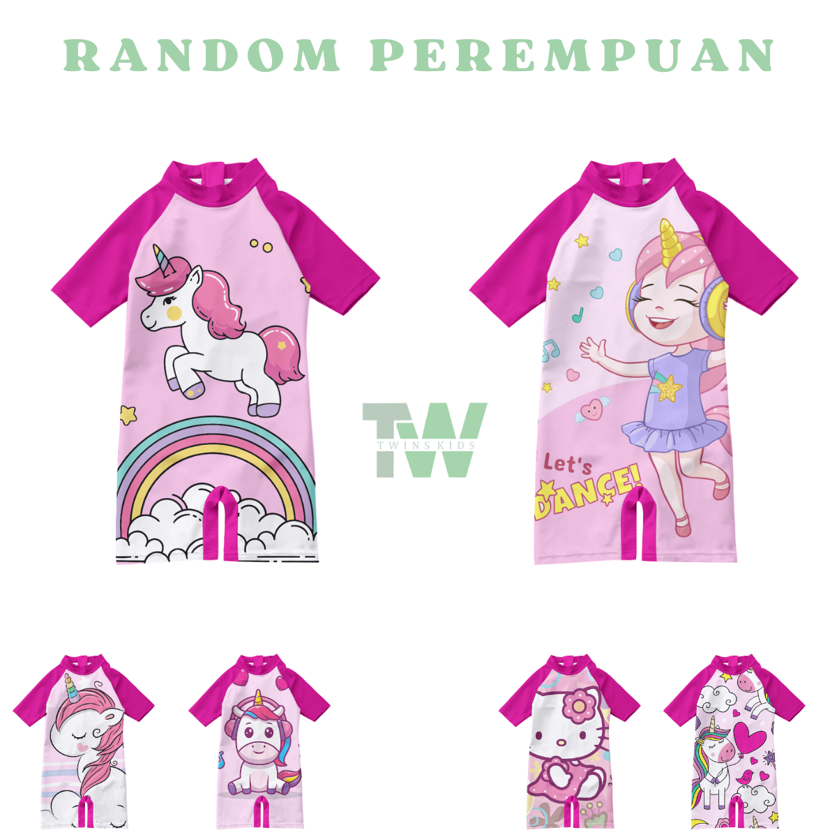 FREE TOPI RENANG Baju renang anak dan bayi perempuan umur 1-10 tahun untuk anak perempuan pinkseries