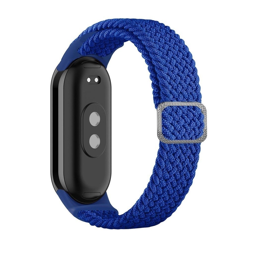 Elastic Nylon Strap for Mi Band 9 8 7 6 5 4 3 NFC Tali Pengganti Jam Xiaomi Mi Band 8 7 6 5 4 3 Polos Warna Sport Adjustable Soft Wristband Bracelet Belt