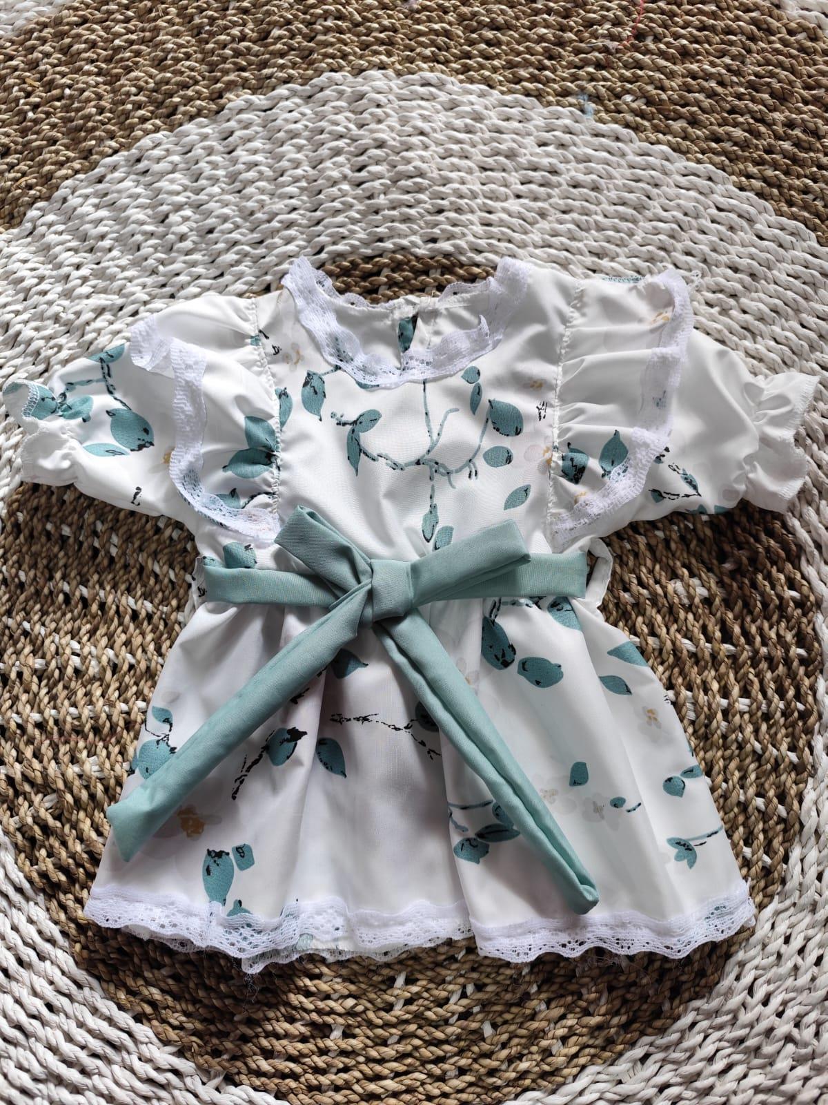 Baju Dress Pakaian Bayi Perempuan Usia 0-18 Bulan