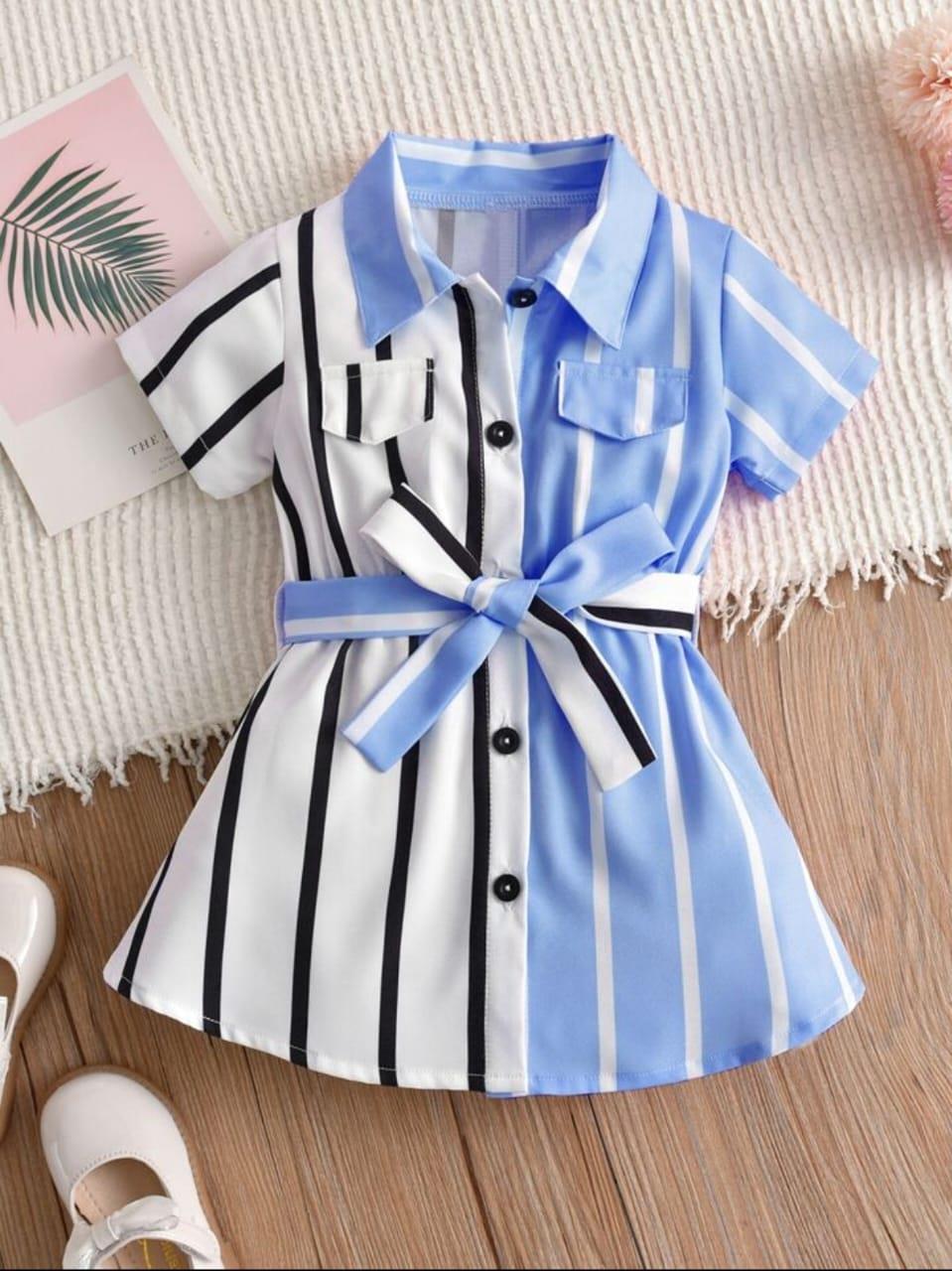 Baju Dress Pakaian Bayi Perempuan Usia 0-18 Bulan