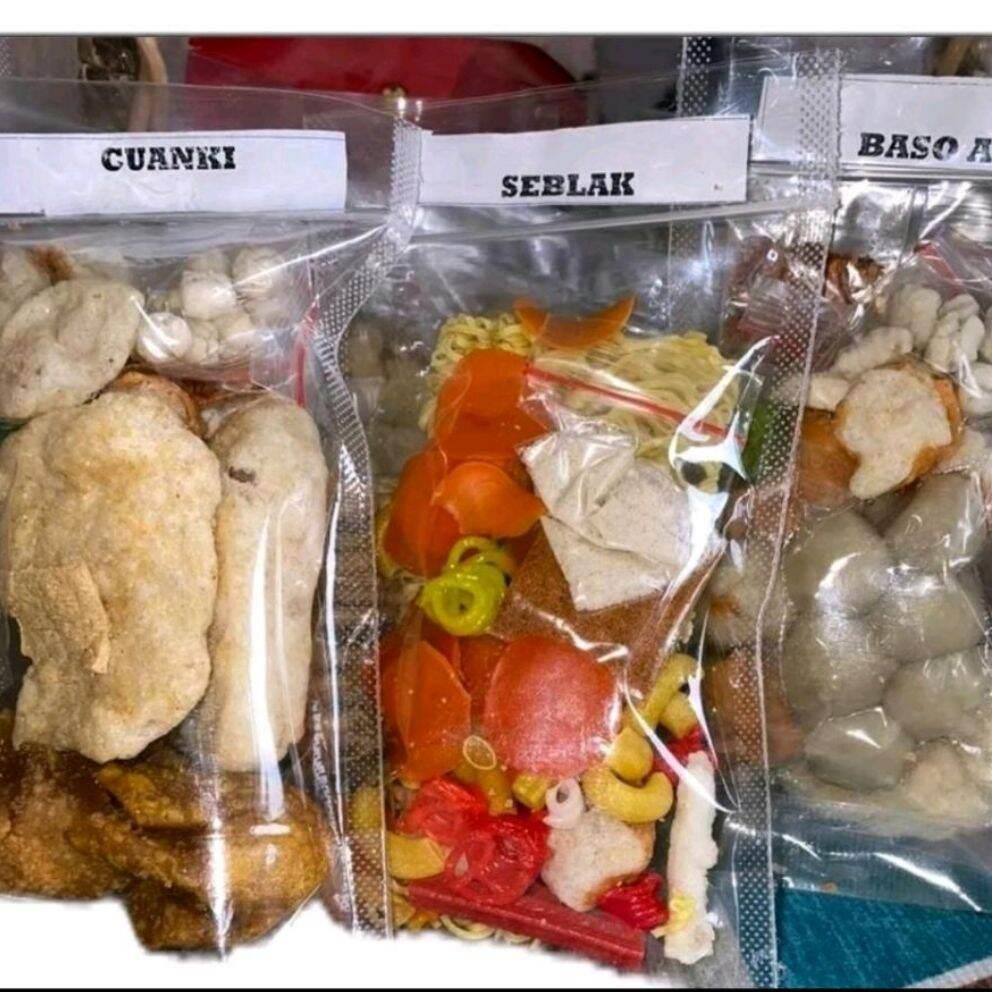 Paket Hemat 12 Bungkus Baso Aci Seblak Cuanki | Makanan Instan | Halal