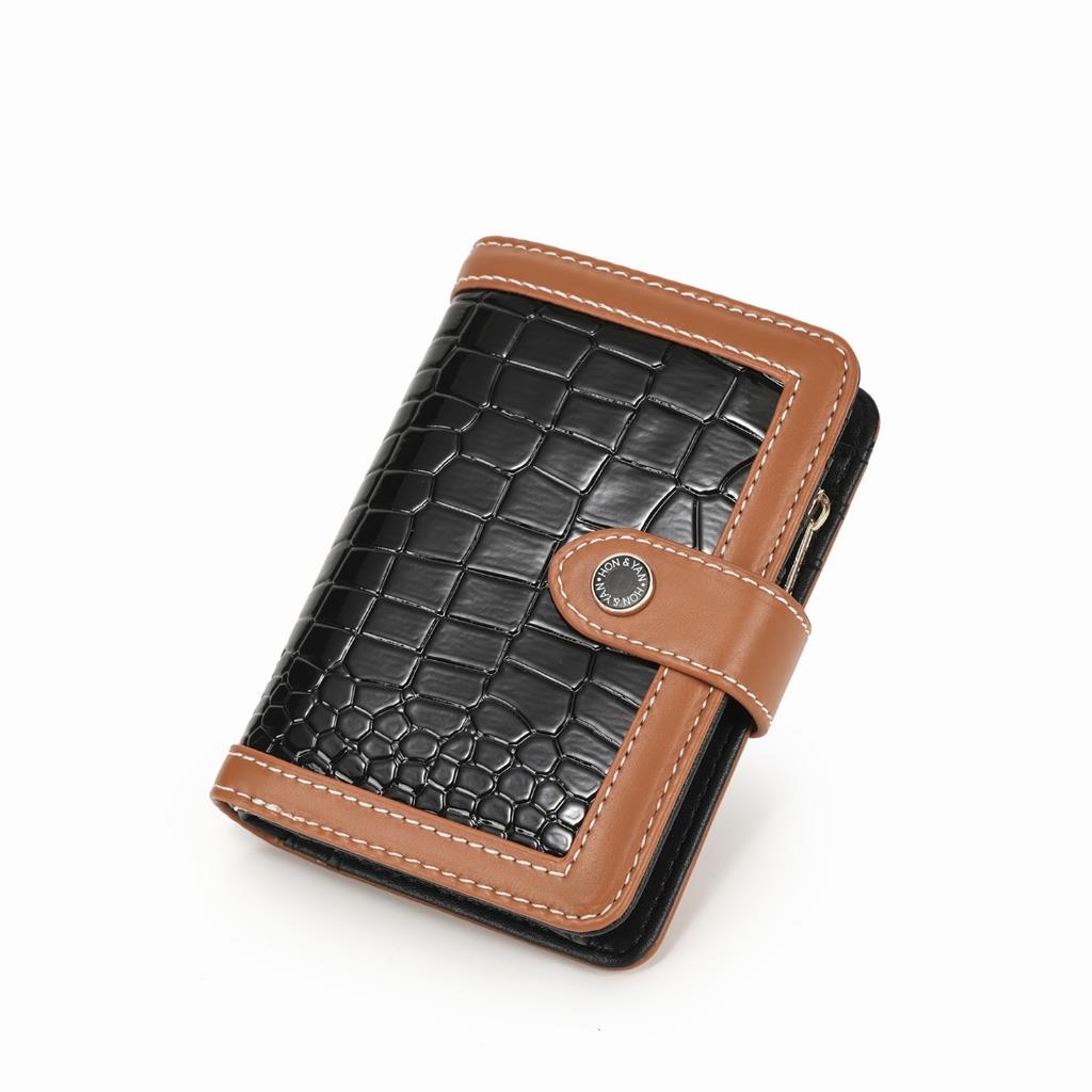HONYAN Dompet Wanita Kekinian Sienna Wallet Dompet Lipat Wanita Kartu Mini Bahan Premium