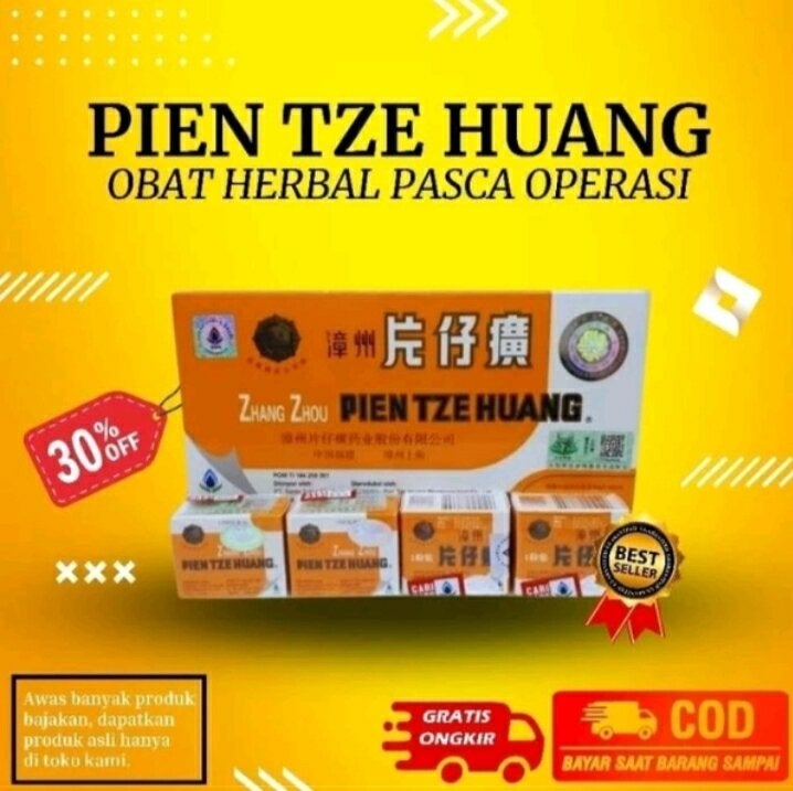 PIEN TZE HUANG ® Pien Tze Huang Original Obat Setelah Operasi | Pien Tze Huang Asli Obat Luka Sesar