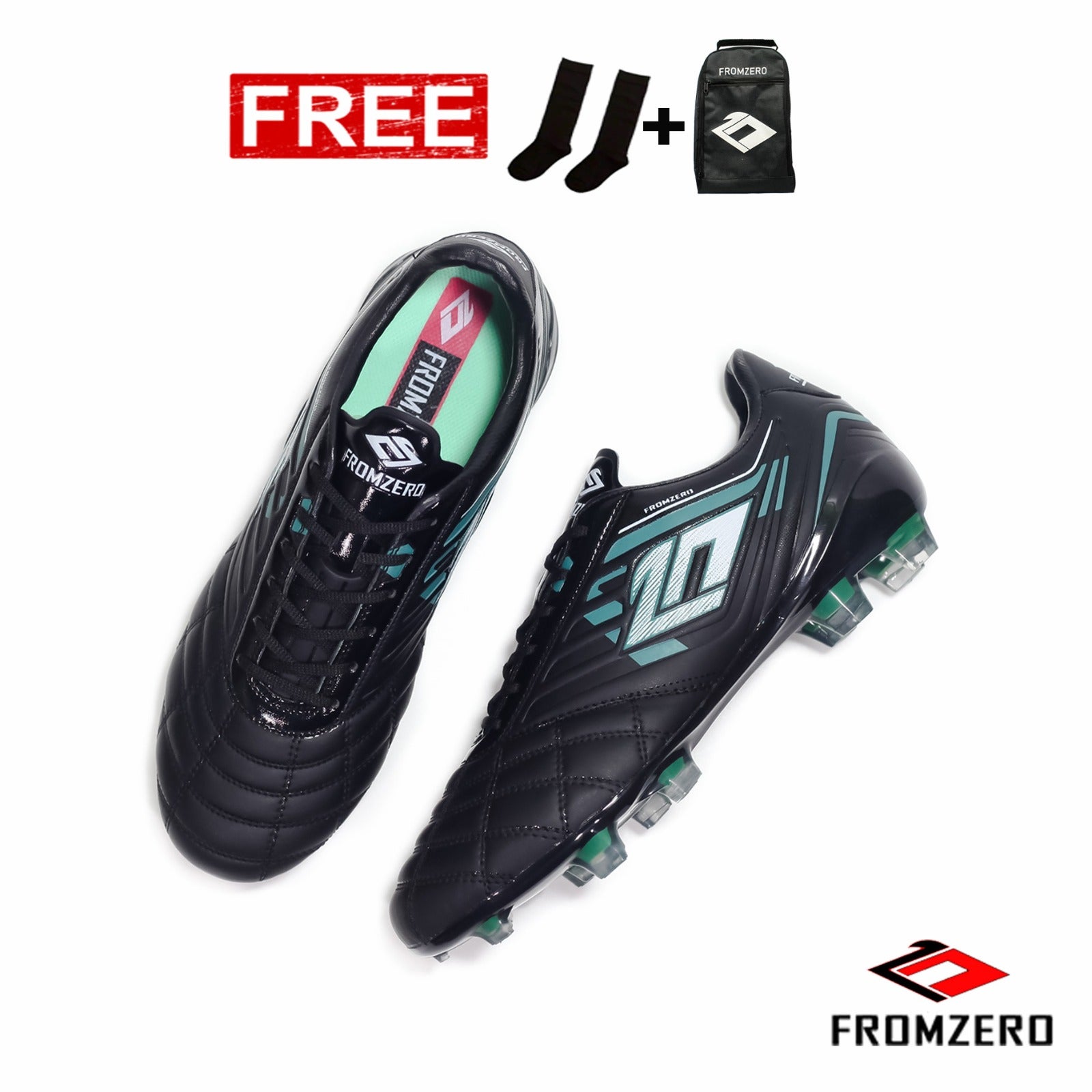 Fromzero - Sepatu Sepak Bola Elite Ultimate Black Army