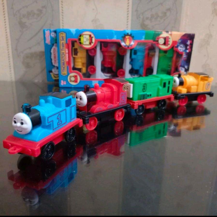 MAINAN ANAK KERETA SET ISI 4 PCS PULLBACK / MAINAN ANAK LAKI LAKI KERETA SET ISI 4 PCS / MAINAN KERETA API PULLBACK SET