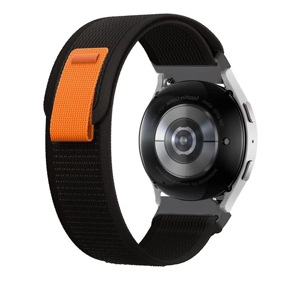 Tali Jam Tangan Nylon Quick Release 20mm 22mm Gelang Pengganti Smartwatch Cocok Samsung Galaxy Watch FE 7 6 5 4 Classic Huawei GT 6 5 4 3 Redmi Amazfit Bip Garmin Itel Aolon