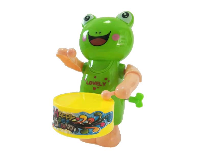 Mainan Anak Drum Putar Tambur Wind Up Pukul Drum Hewan Goyang Dance Joget Animal Karakter Tam Tap
