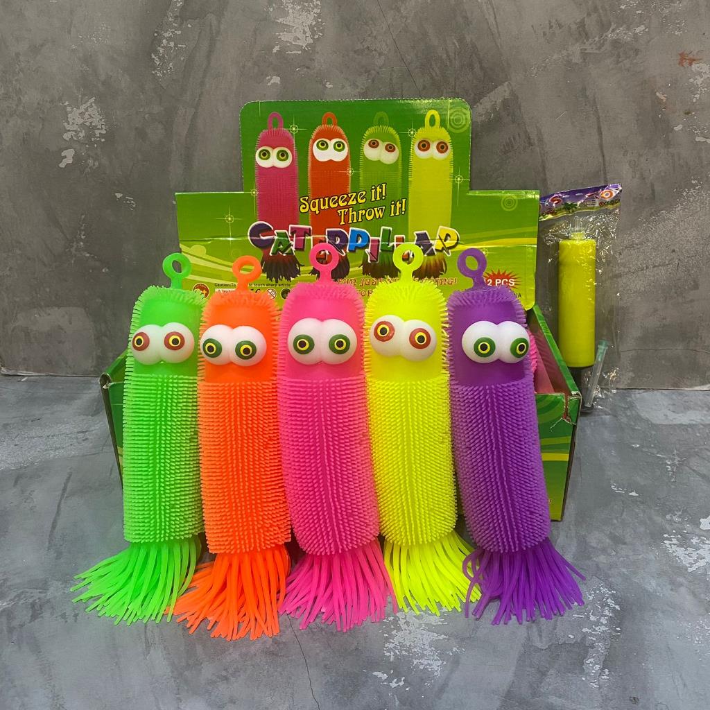 MAINAN ANAK PUFFER BALL/MAINAN YOYO UBUR-UBUR CUMI gurita KARET LAMPU Karakter Sanrio Kuromi bola