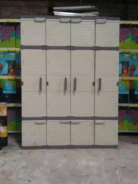 Lemari Plastik SUPER JUMBO APG1.4.1 Akako/4pintu4laci/lp3epklasik/premium/lemari pakaian