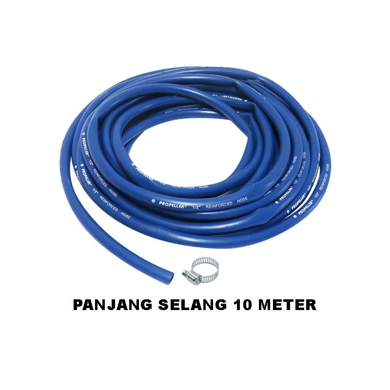 EELIC SEA-P1/2INCH SELANG AIR POLOS 10 METER DIAMETER SELANG 1/2 SELANG AIR MULTIFUNGSI ORIGINAL SELANG AIR FLEKSIBEL BERKUALITAS TINGGI
