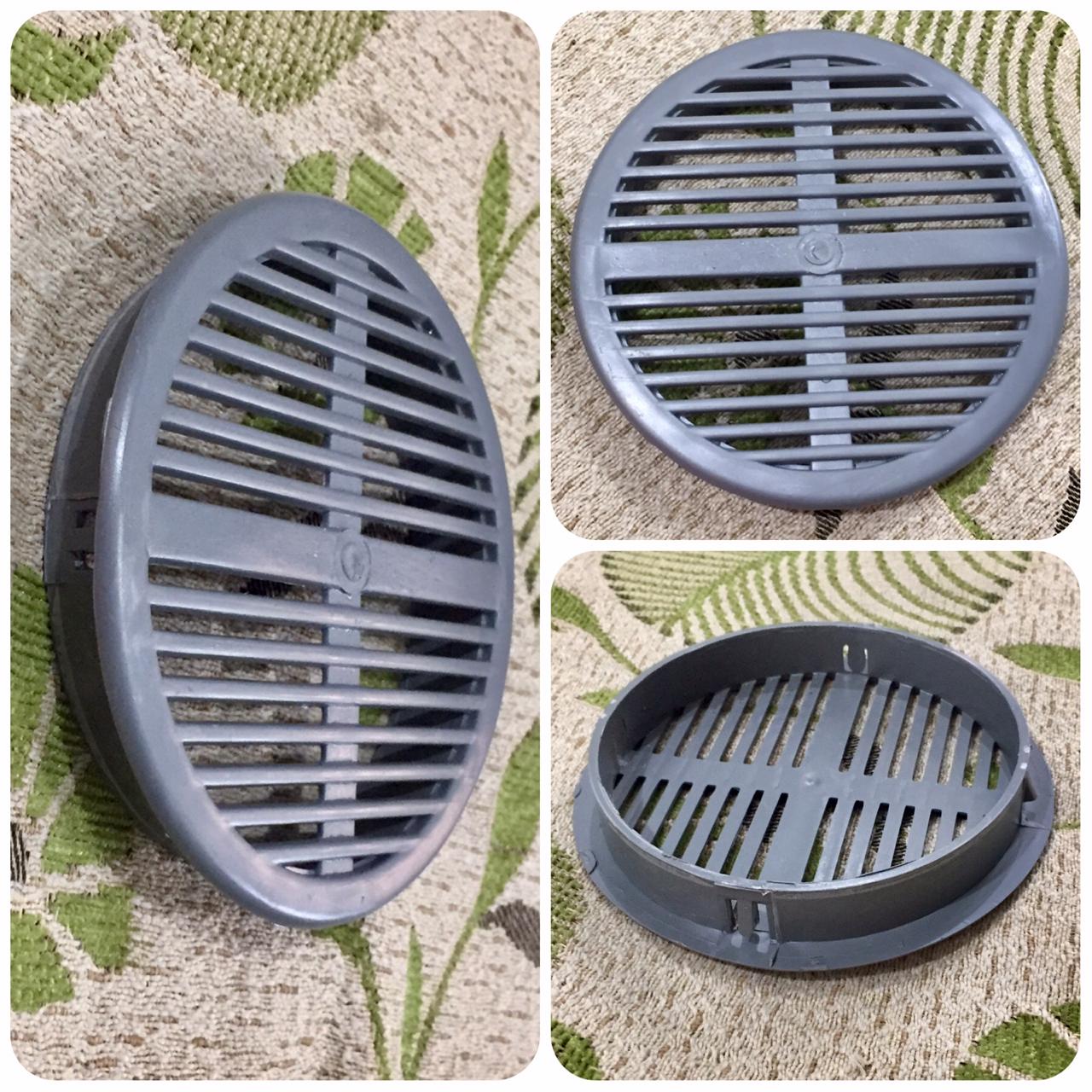 Dop Saringan Pipa PVC 4" inch GARIS Tutup Cap Lubang Biopori Walet Kamar Mandi dll
