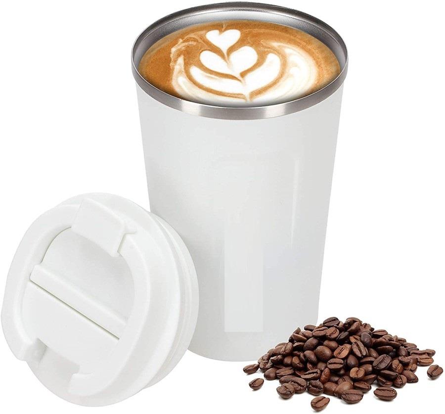 Termos Kopi Travel Mug Anti Tumpah dengan Tutup Cangkir Termos Coffee - ShennyStore