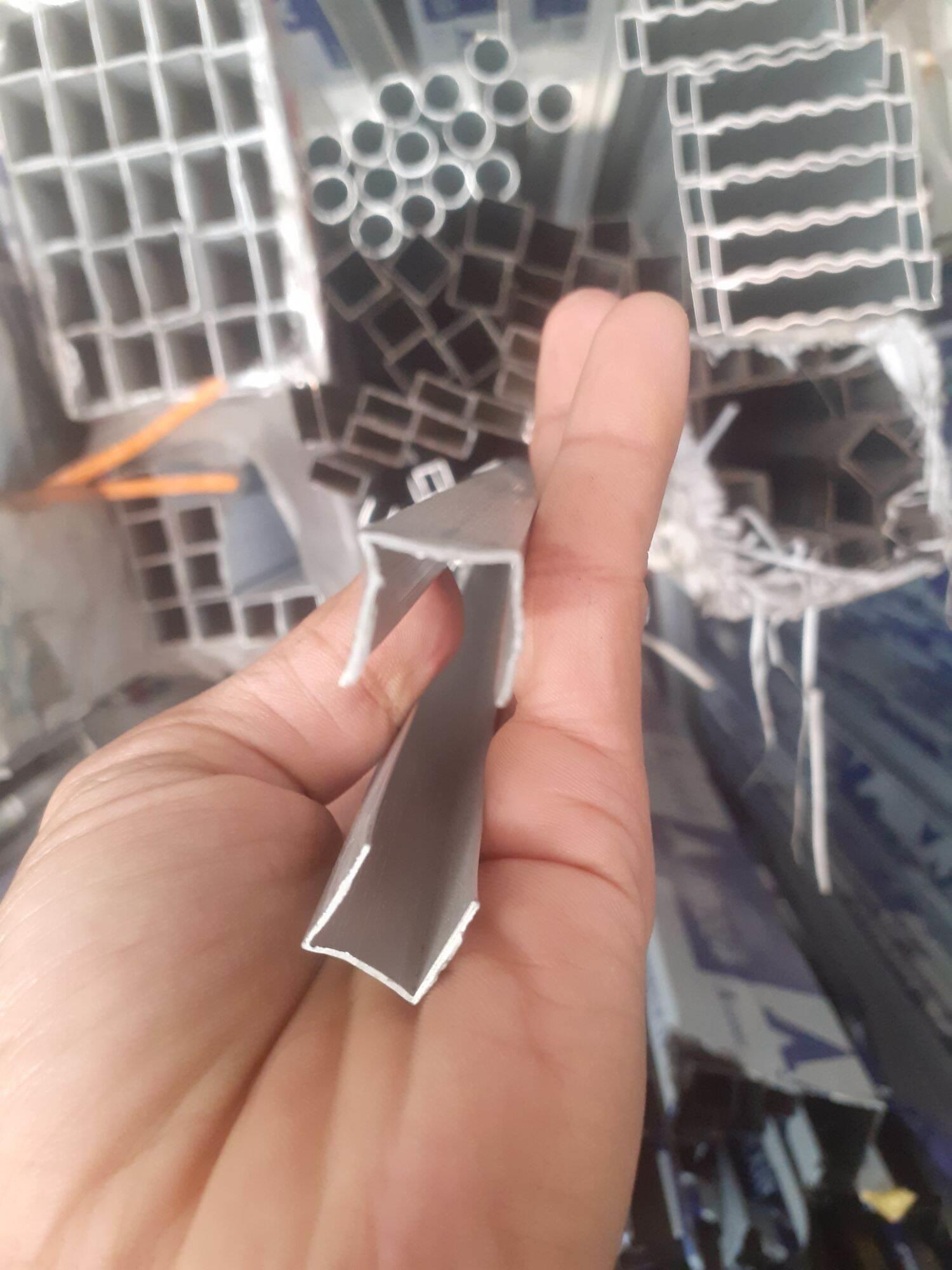 Lis U aluminium ukuran 15mm dan 12mm panjang 1 meter