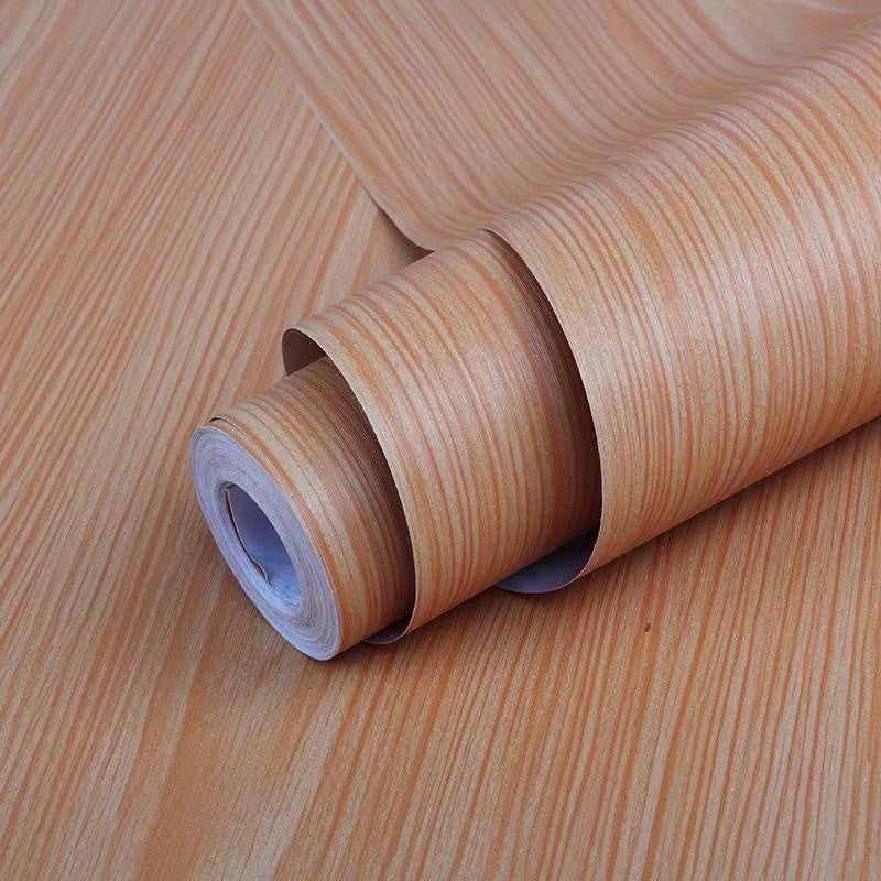 WALLPAPER DINDING ukuran 45 cm x 10 M Motif SERAT KAYU COKLAT CY ALAM NATURAL