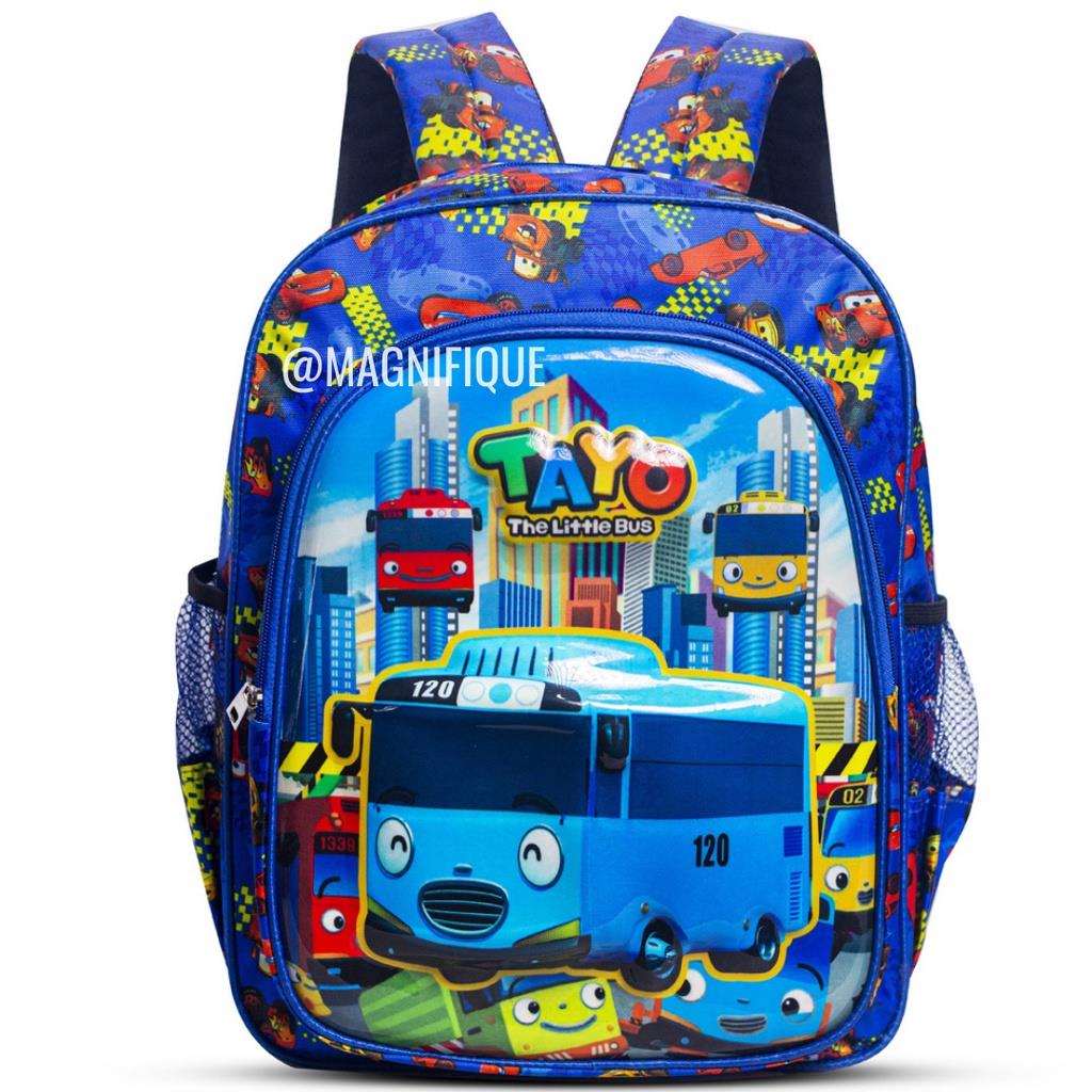 Tas Anak Perempuan SD Tas Ransel Anak perempuan Tas Sekolah Anak Laki-laki SD Karakter Tas Embos Anak Tas Ransel Mika Timbul 2 Ruang