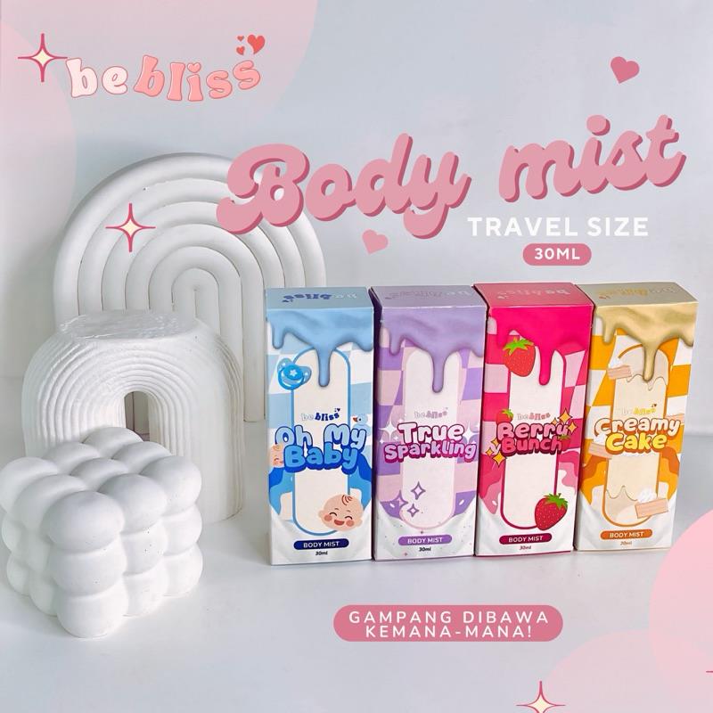 Bebliss Parfum Get 4 Pcs Bodymist travel Size Mix Series 30ml