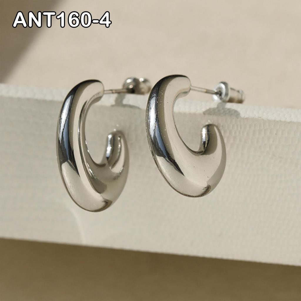 Anting Hijab Wanita Setengah Bulat Perhiasan Giwang Jewellery Vintage Bohemian Aksesoris Perhiasan
