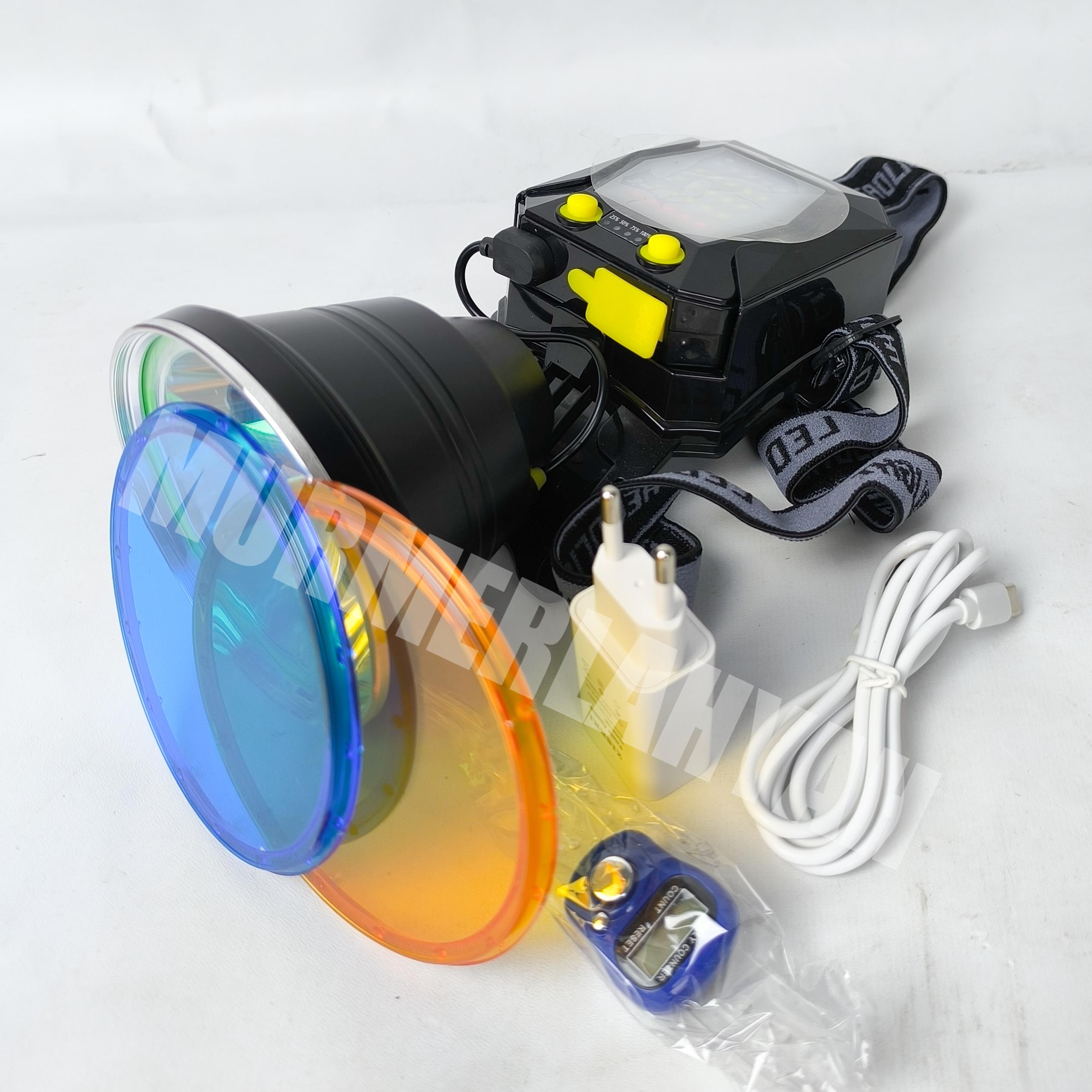 SENTER KEPALA KISEKI CK- SK699PB 300 WATT WATER PROOF / senter kepala hiking