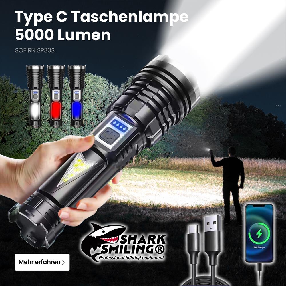 Senter Swat COB ZOOM Rechargeable SUPER TERANG LED Outdoor USB Rechargeable IPX4 tahan air kelas hidup Taktis Cahaya 18650 Battery
