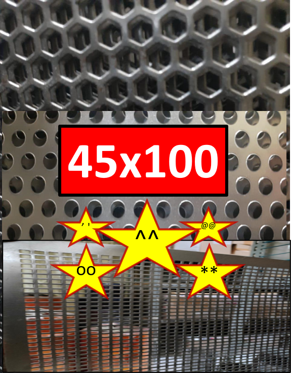 Ram Speaker - 45x100 cm - Grill Speaker - Plat Speaker - Plat Lubang