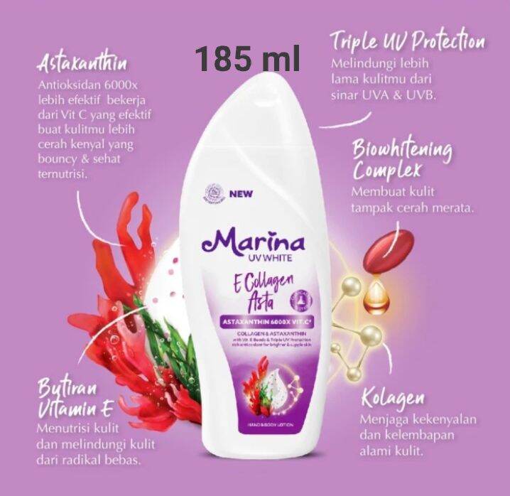 Marina UV white sunblock spf 30 85 ml / Marina natural / Marina healthy and glow 185 ml