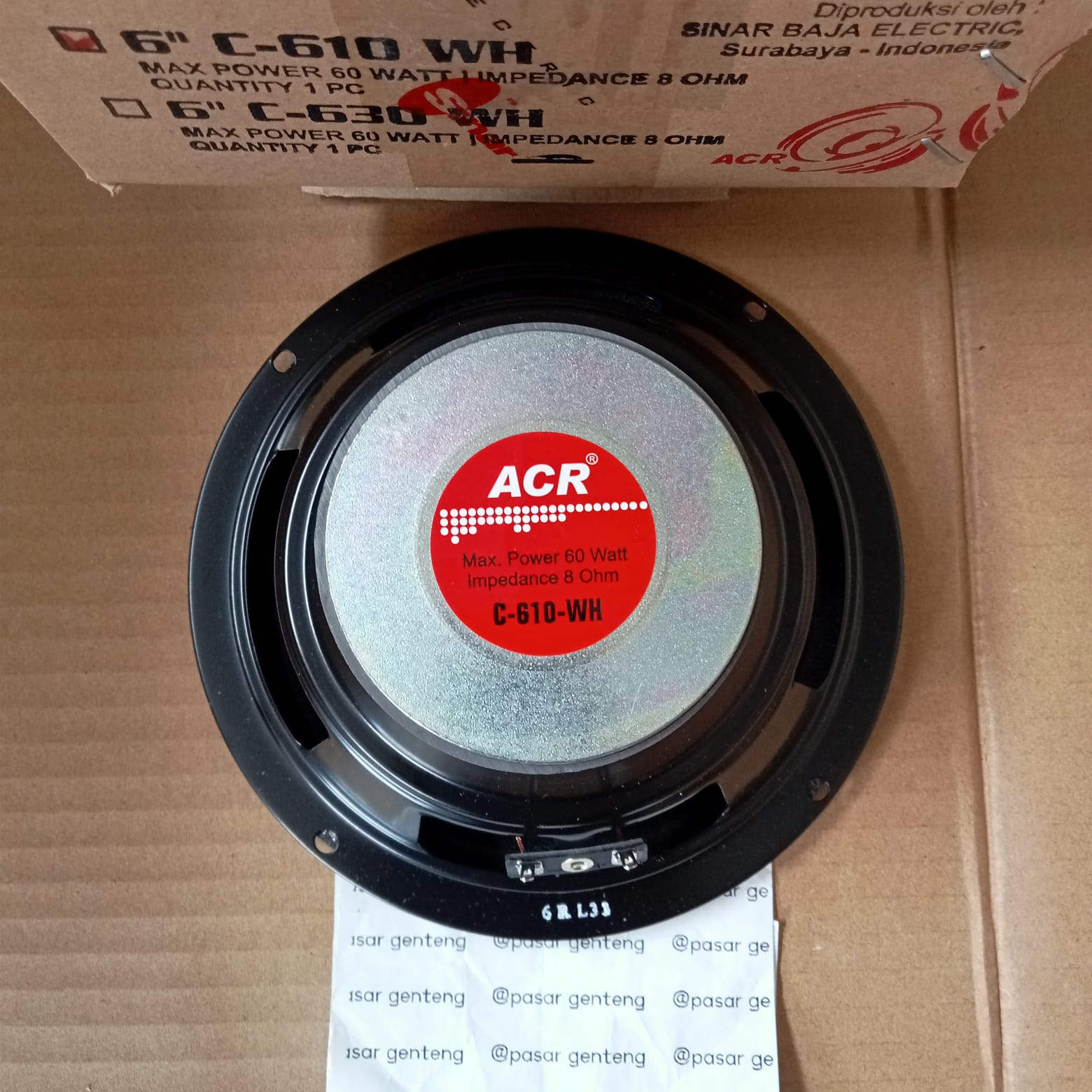 murah speaker 6inch woofer acr c 610 wh c610