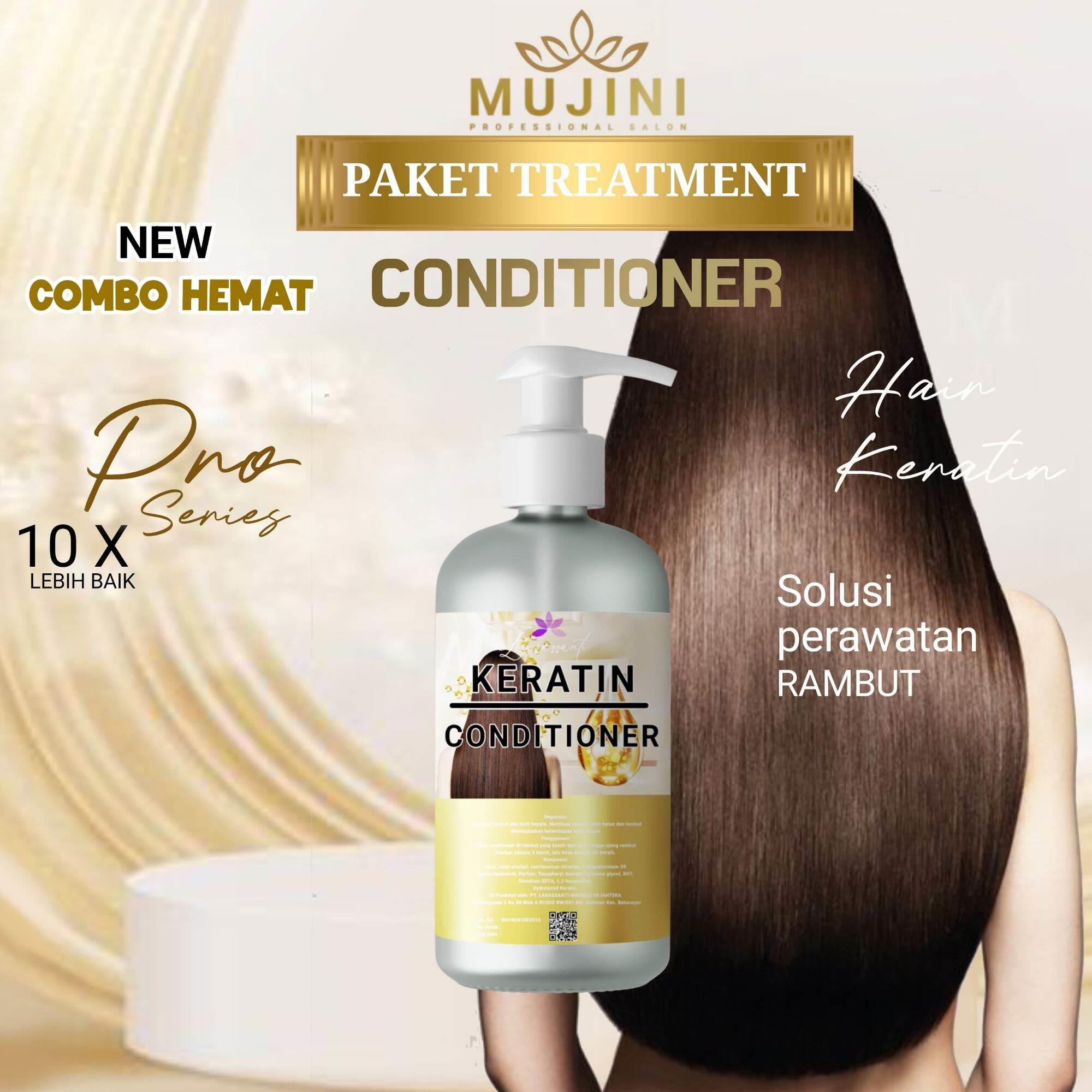 CONDISIONER KERATINE SMOOTH PELURUS RAMBUT PERAWATAN RAMBUT SALON BPOM