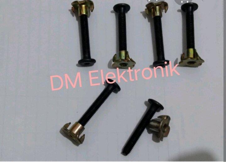 baut cakar baud speaker pluss mur cakar 4cm m6 harga untuk 10pics 6