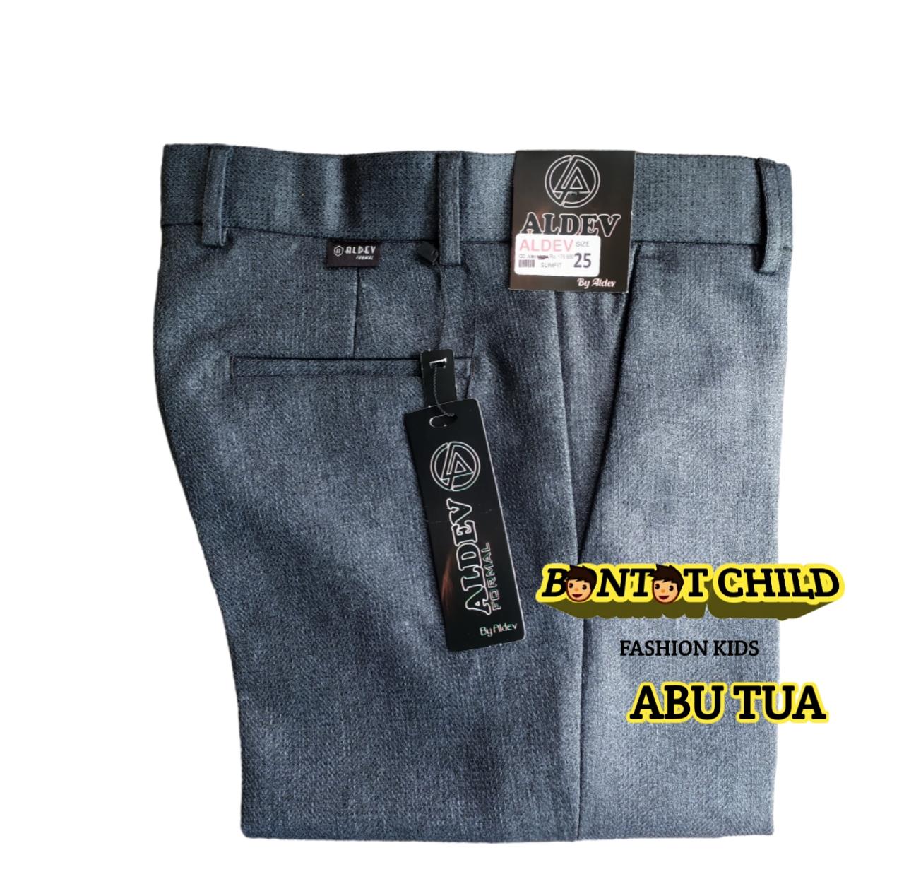 CELANA FORMAL ANAK MENGKILAP SLIMFIT USIA 4-12 TAHUN