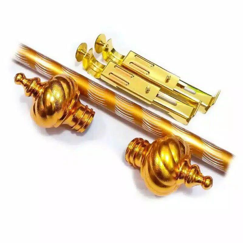 Batang Gorden Fullset 50 - 300 cm | Lengkap Tiang Gorden bisa request ukuran | Seriaria