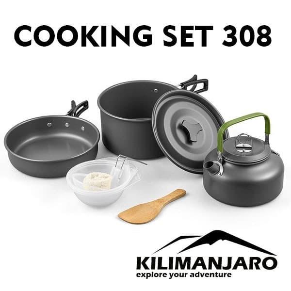 Cooking set DS308 Nesting DS 308 alat masak camping DS 308