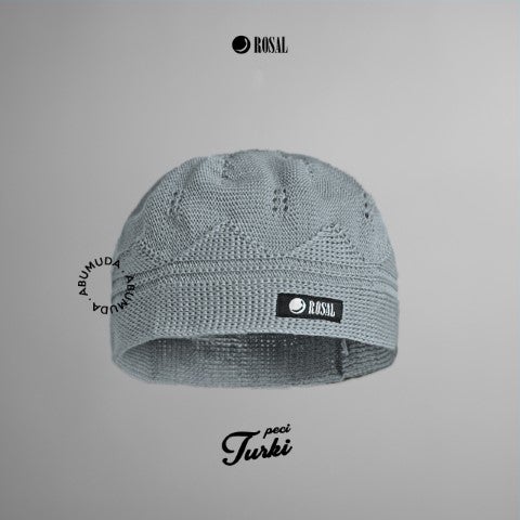 Peci Turki ROSAL - Peci Rajut Polos Pria Muslim