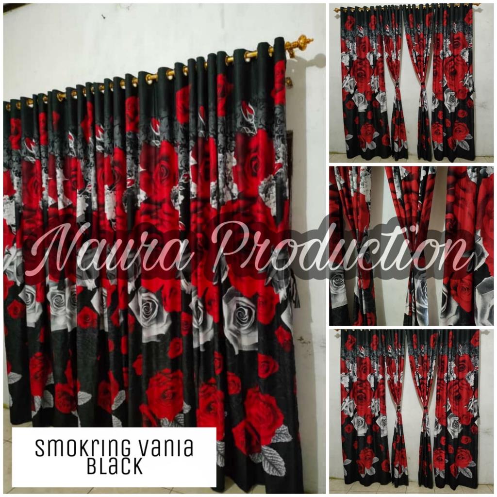 (COD) Gorden Smokring 12 Ring 6 gelombang Motif VANIA BLACK
