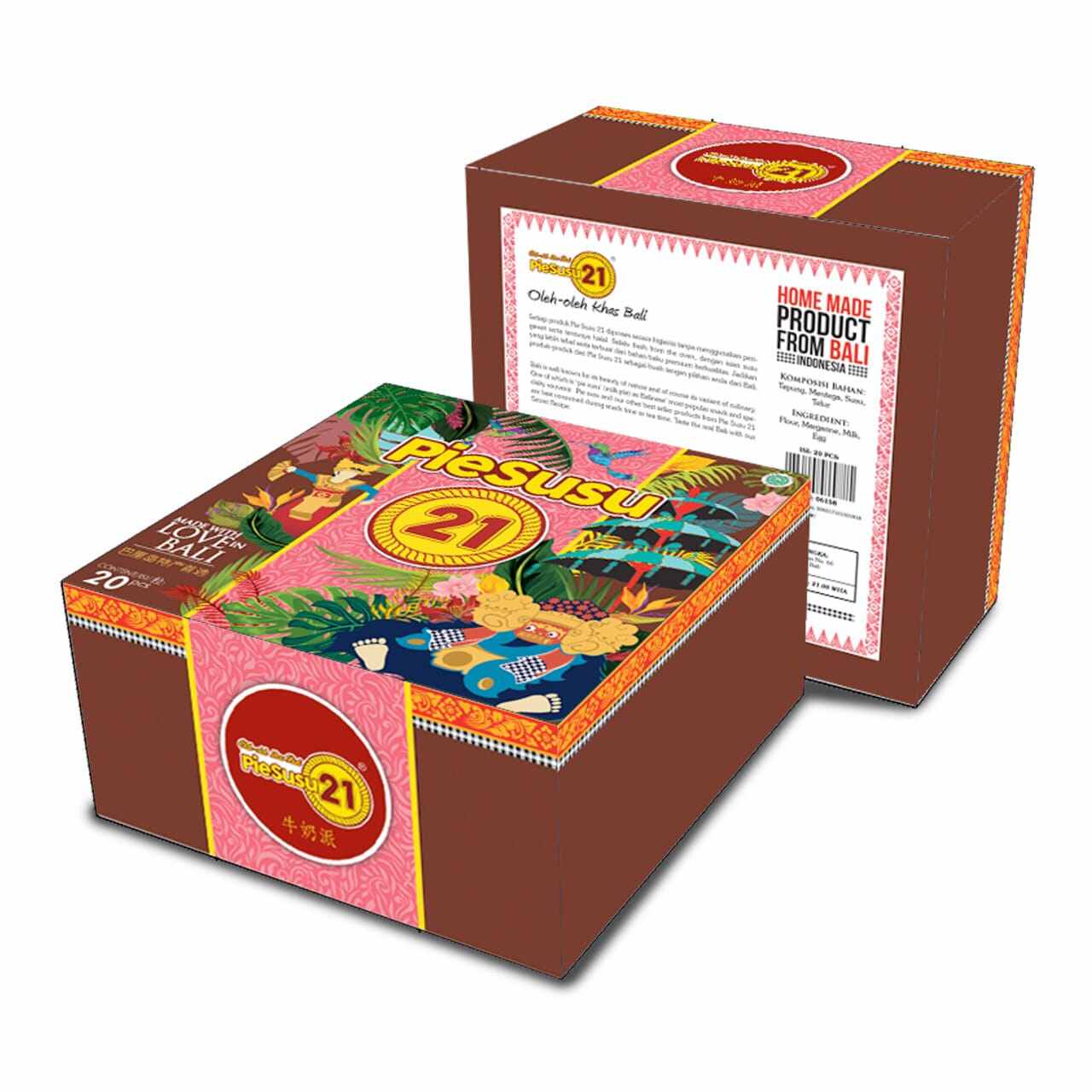 Pie Susu 21 Pie Susu Original Besek 20pcs