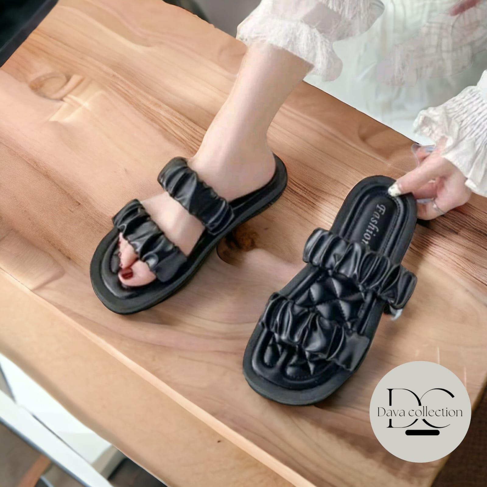 Sandal Dewasa Ban Dua kerut Terbaru - kokop Kerut - Slop kokop