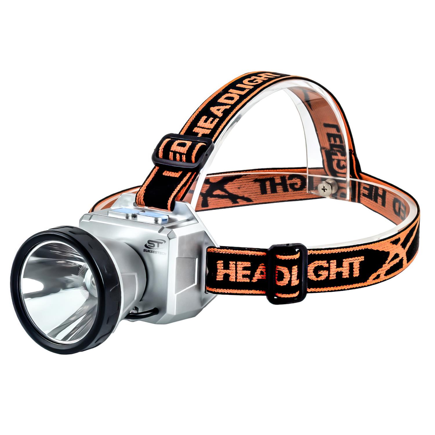 Senter Cas Kepala LED Headlamp Mini 3 Mode Waterproof Lampu Terang Reachargeable KT-8820