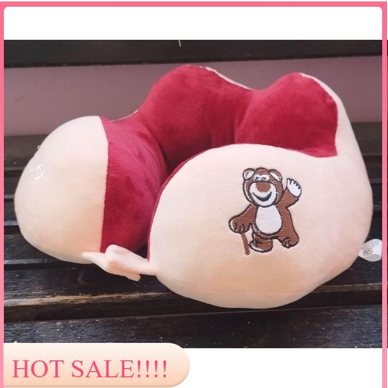 Bantal Leher Tidur Siang Berbentuk Lotso Bantal Leher Mobil Bahan Yelvo Berlabel SNI
