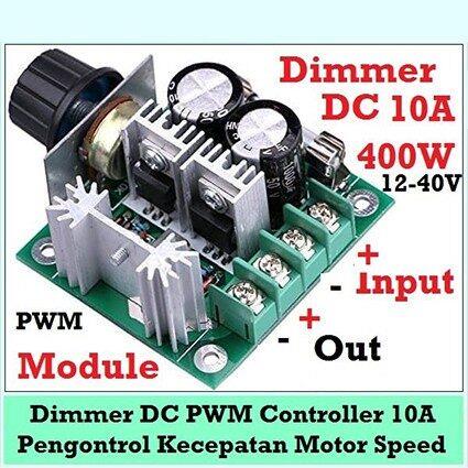Dimmer DC 12V-40V 10A Motor Speed Controller PWM DC 400W