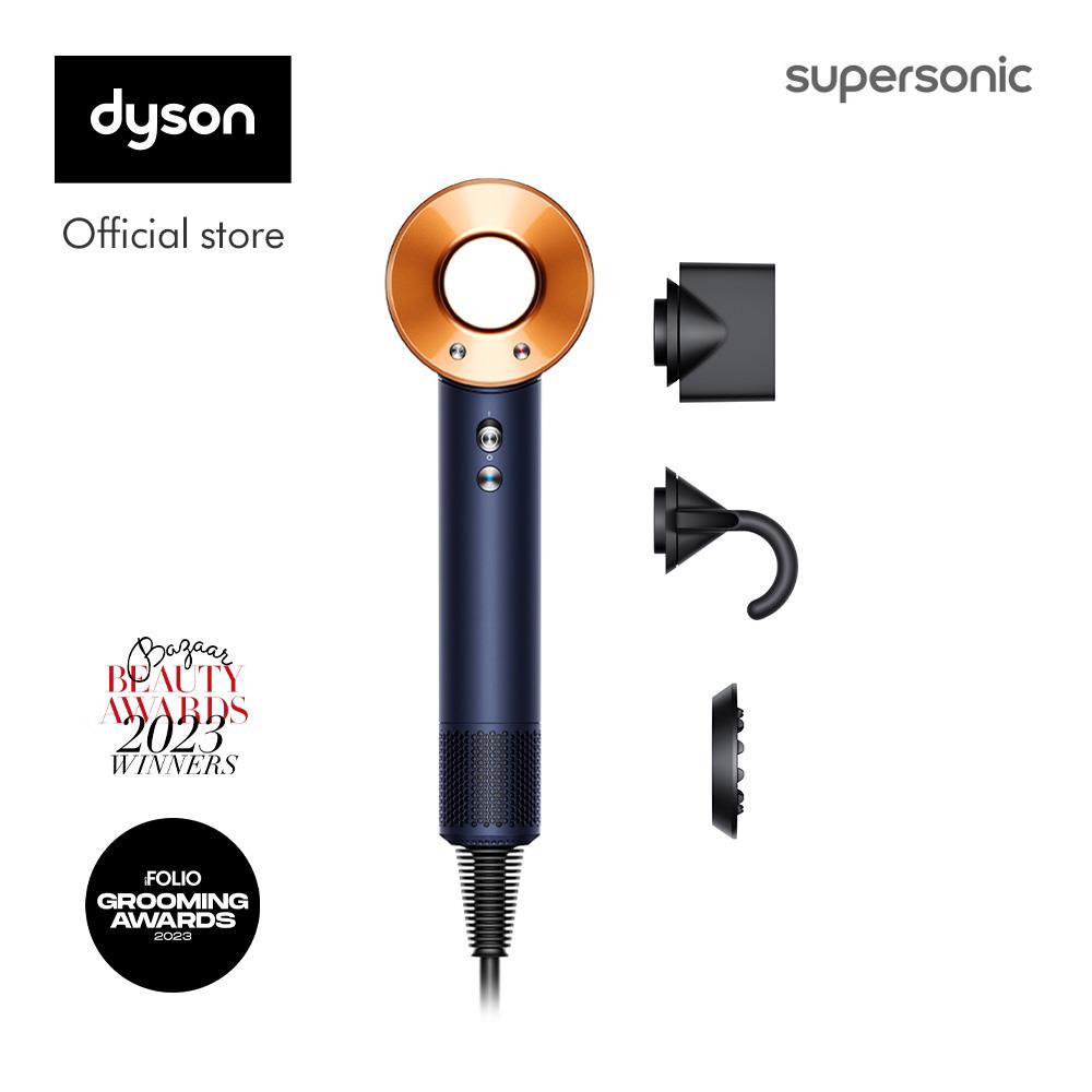 Dyson Supersonic ™ hair dryer HD08 Core (Prussian Blue/Rich Copper) - Pengering Rambut | Cepat kering | Tidak merusak rambut dengan panas | Kontrol panas cerdas