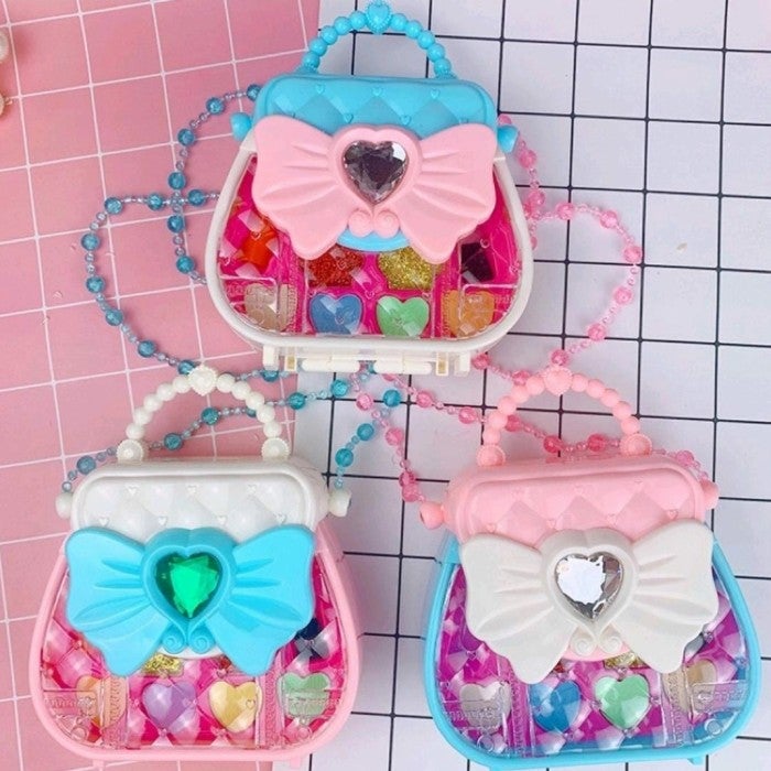 Tas make up Mainan Kosmetik Anak salon Makeup Tas Mainan Anak cewek